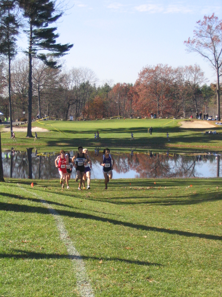 Lacey and Kennedy running in the front pack