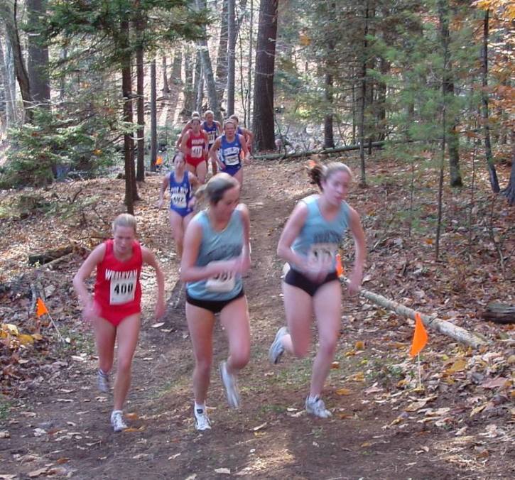 megan d and ellen in the woods