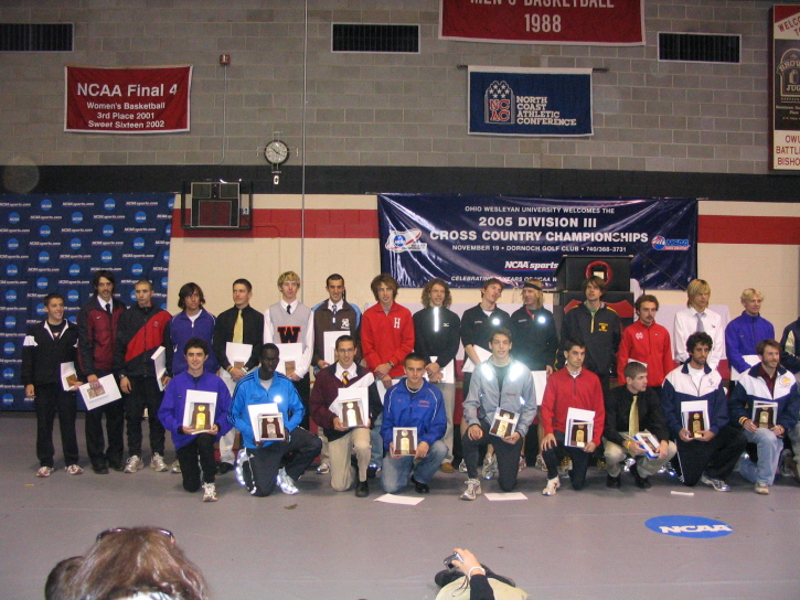 Kennedy and the other 2005 XC All Americans