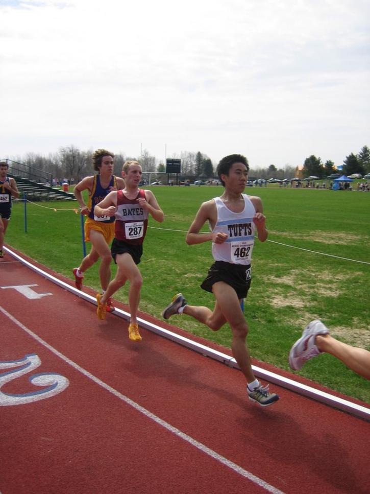 Justin Chung runs in 10K at NESCAC'S