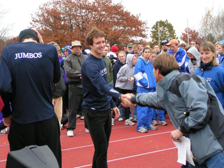 Brian McNamara getting award