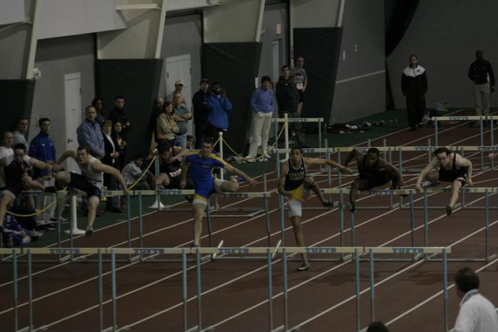 Jamil Ludd and Nate Thompson take the third hurdle