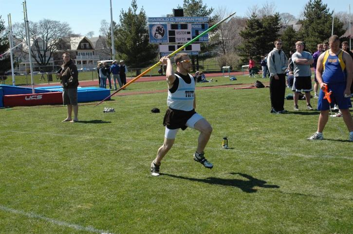 Tyler Groff in the Javelin