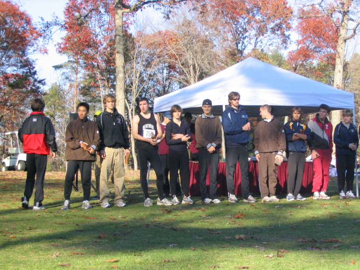 2005 XC All Region - JC, Kantos, and Fortin. 