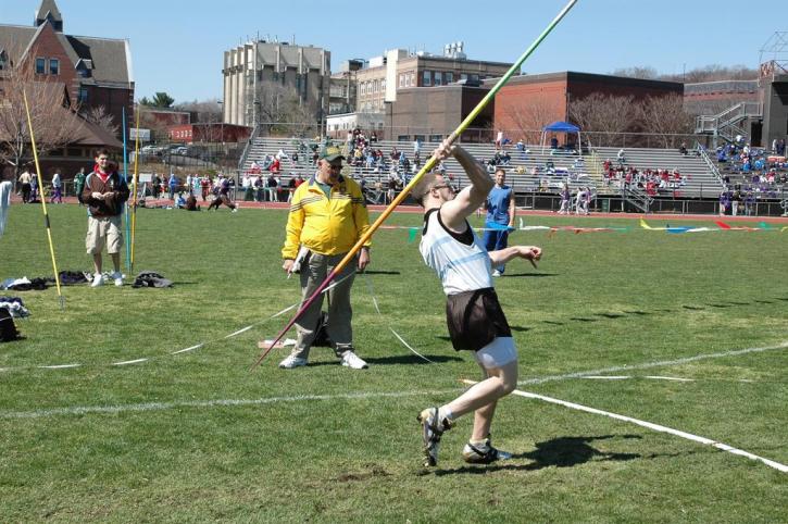 Tyler Groff in the Javelin