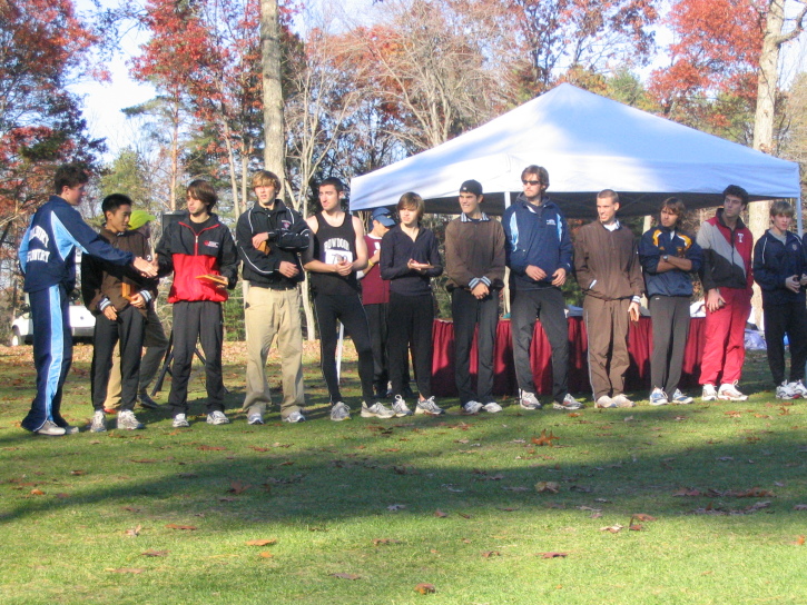 2005 XC All Region - JC, Kantos, and Fortin. 