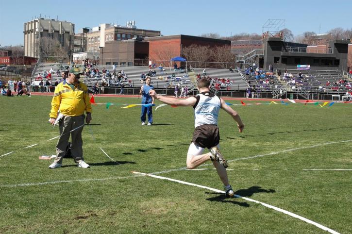 Tyler Groff in the Javelin