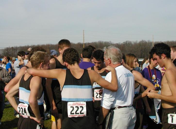 group huddle - Doran Mac Bromka Hog Neil Fortin Kennedy