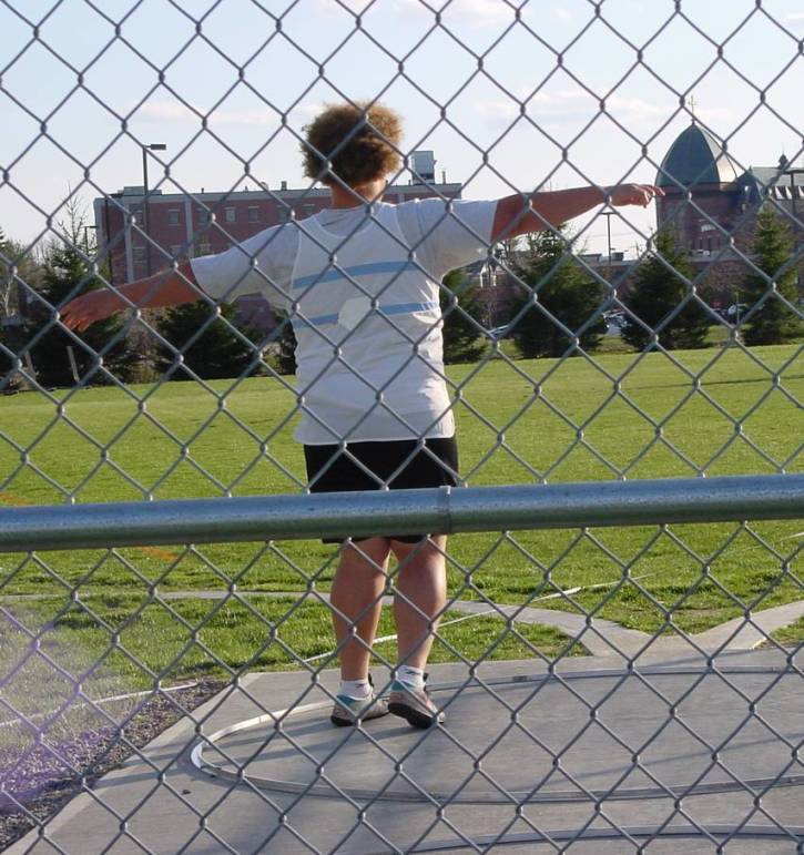 dickerson watches his throw