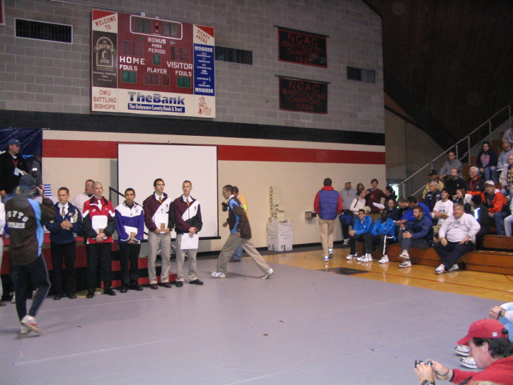 Kennedy getting his second XC All American award