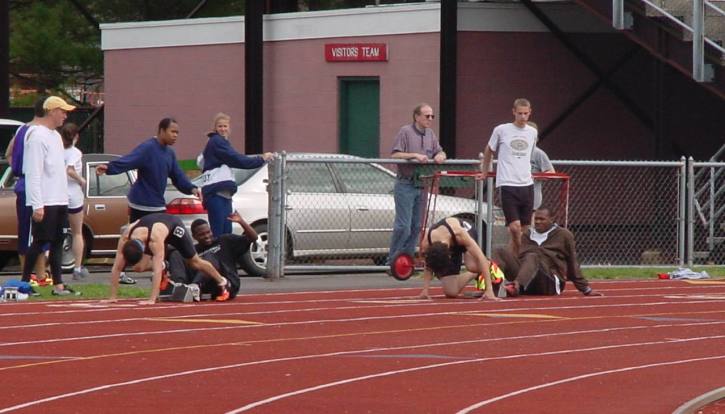 katzenberg and blaser in the blocks