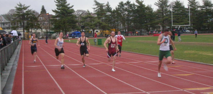 Kevin, Mickey 200m finish