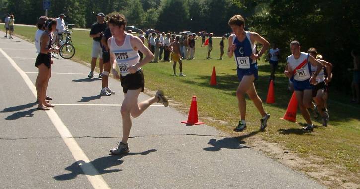 Nate Cleveland being chased