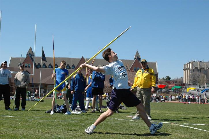 Alex Bloom in the Javelin