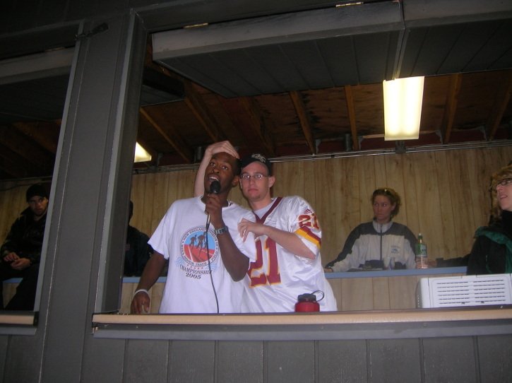 Ludd and Virgilio, announcers