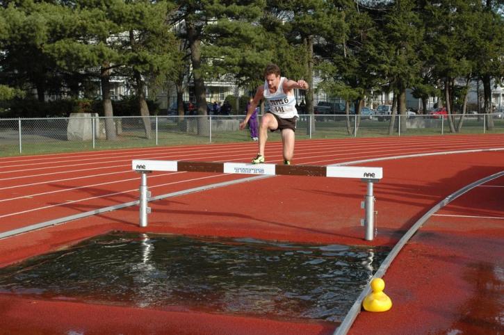 Brian McNamara in his steeple debut.