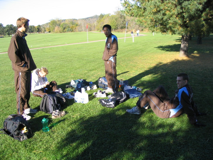 Sorensen and Justing Chung discussing race strategy