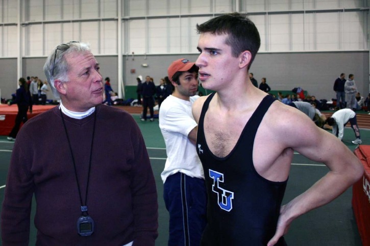 Coach Connie Putnam and Tom Stuart