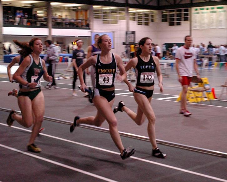 Katy O'Brien looks focused in the DMR's 1200 leg.