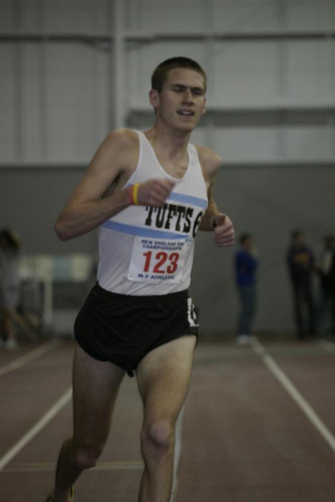 Nate Brigham on his way to a victory in the 5k.