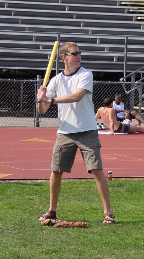 schoene at bat