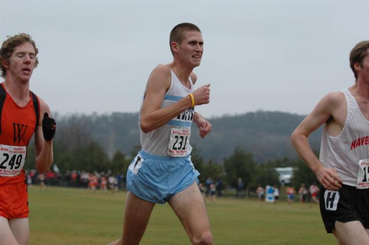 Nate Brigham not looking so great just after 3 miles