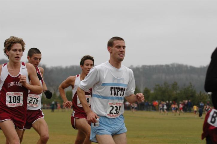 Matt Fortin just after mile 3