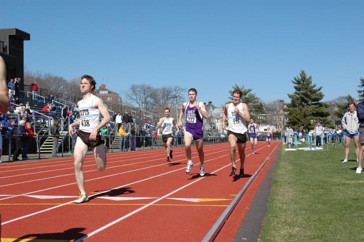 Pat Mahoney and Brian McNamara in the 800 meters