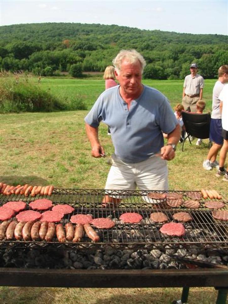 connie on the grill