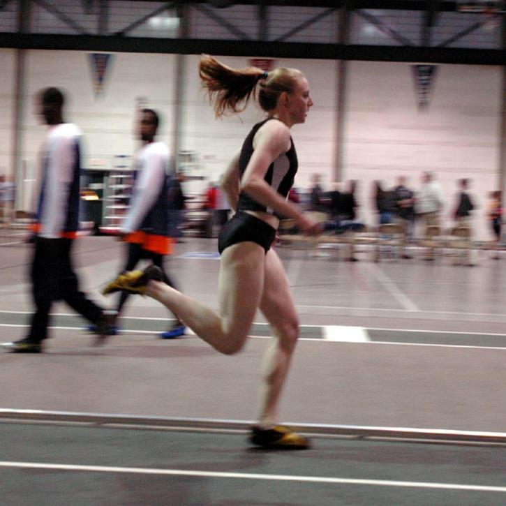 Kaleigh Fitzpatrick in full stride.