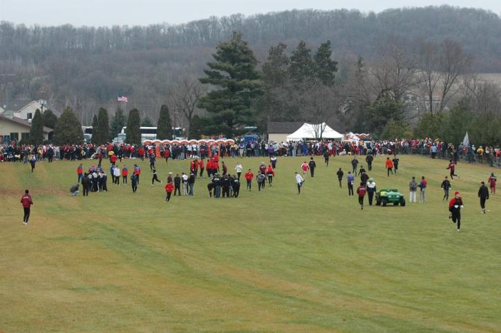 The starting line at Whitetail Golf Course