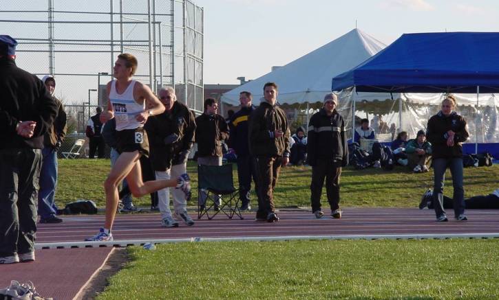 brigham runs past the team