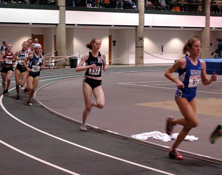 Catherine Beck, just after the 5000 start.