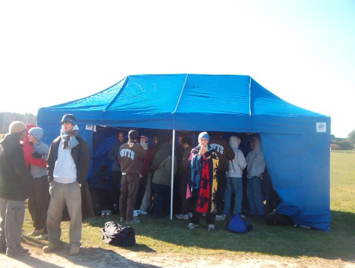 Jumbos chillin in the tent