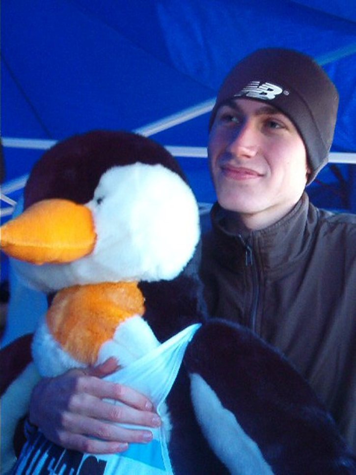 Nate and the penguin