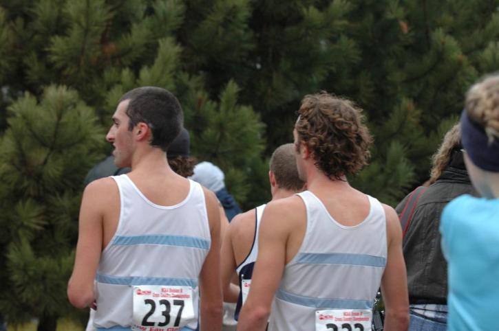 Peter Bromka and newly minted AA Josh Kennedy after the race