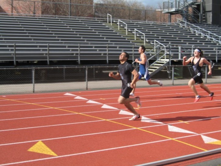  Decathlon 400m finish