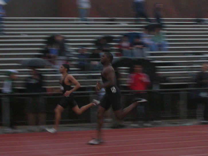 Ashish, Marvin 200m finish