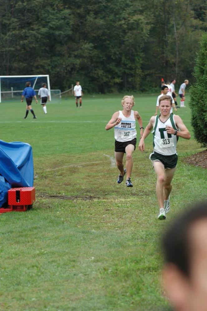 Kyle Doran making his award winning finishing kick