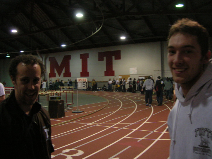 Arak with Rod after winning the HJ