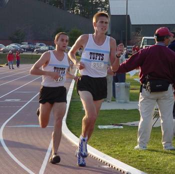 lamoureux and brigham go into the final lap