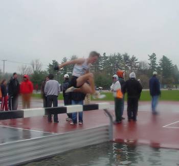 mann hurdling the barrier