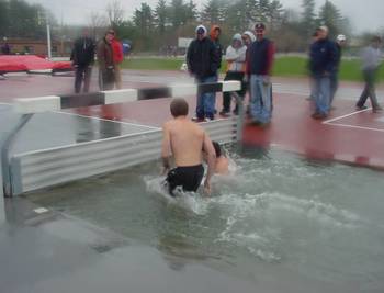 phill and joseph go for a little dip