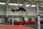 Evan Blaser high jumping