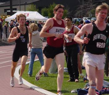 smith in the 1600m leg of the dmr