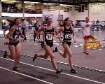 Katy O'Brien looks focused in the DMR's 1200 leg.