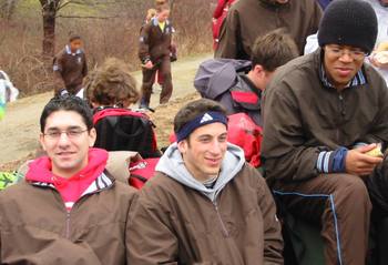 gerrol katzenberg and carre before their first outdoor race