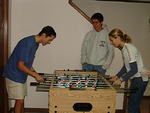 037 - mary about to beat the crap out of slayer at fooseball