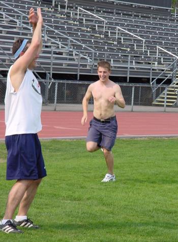 theodoros running home