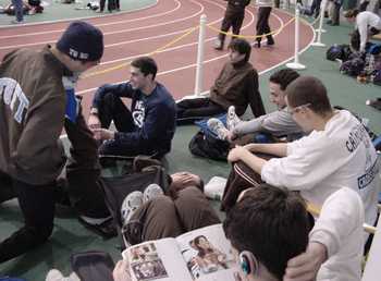 watching the meet